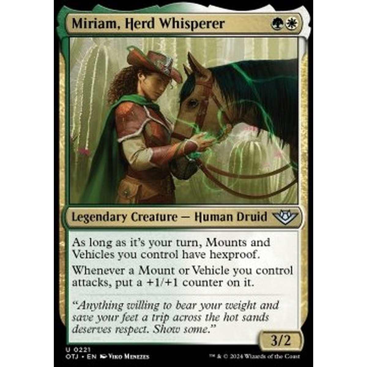 Miriam, Herd Whisperer - Miriam, Herd Whisperer - [OTJ] [NM] [Foil]