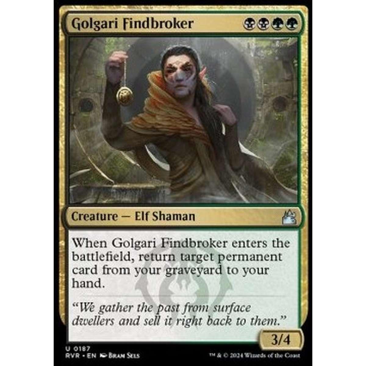 Golgari Findbroker - Golgari Findbroker - [RVR] [NM] [Foil]