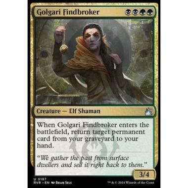 Golgari Findbroker - Golgari Findbroker - [RVR] [NM] [Foil]