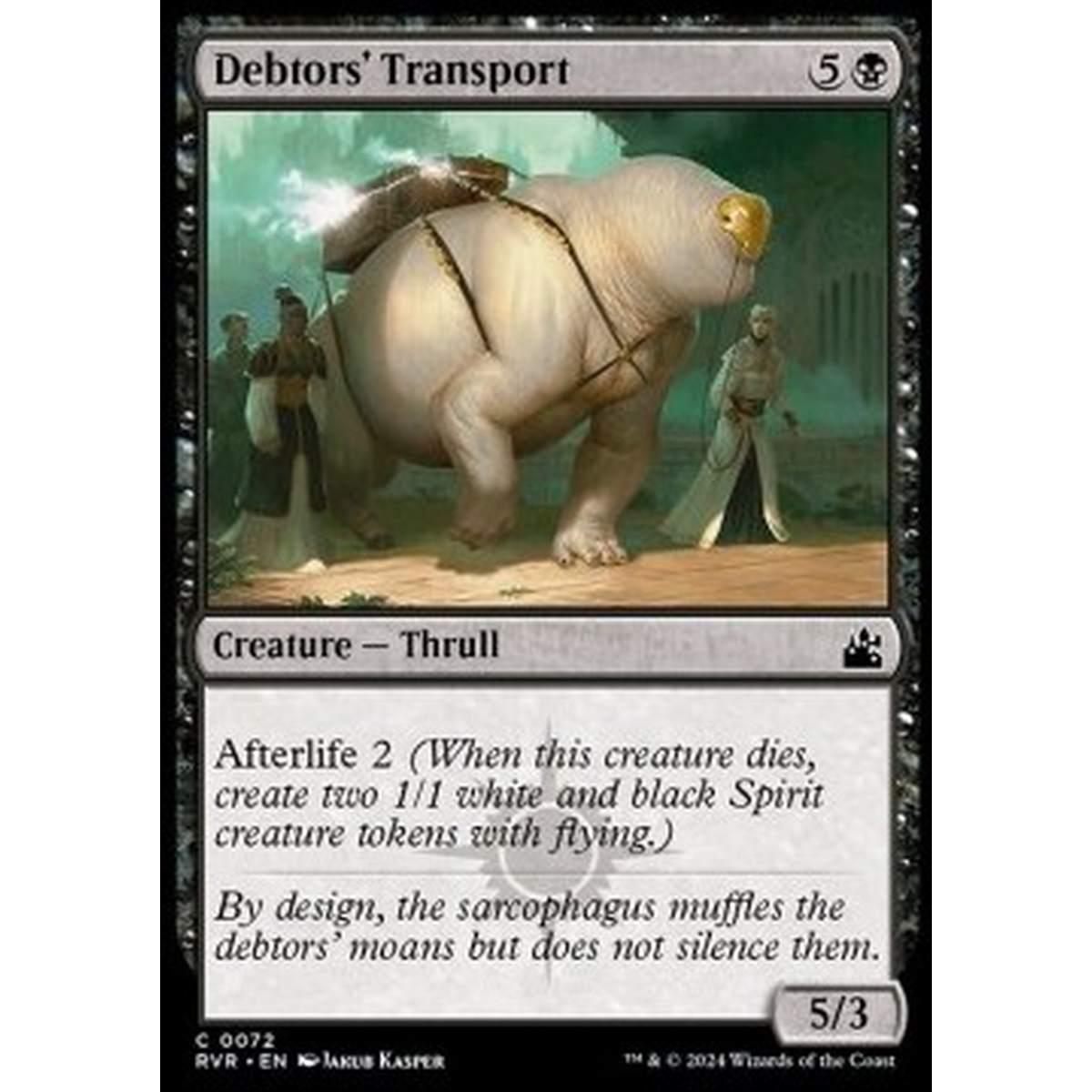 Debtors' Transport - Debtors' Transport - [RVR] [NM] [Foil]