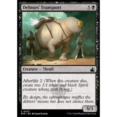 Debtors' Transport - Debtors' Transport - [RVR] [NM] [Foil]