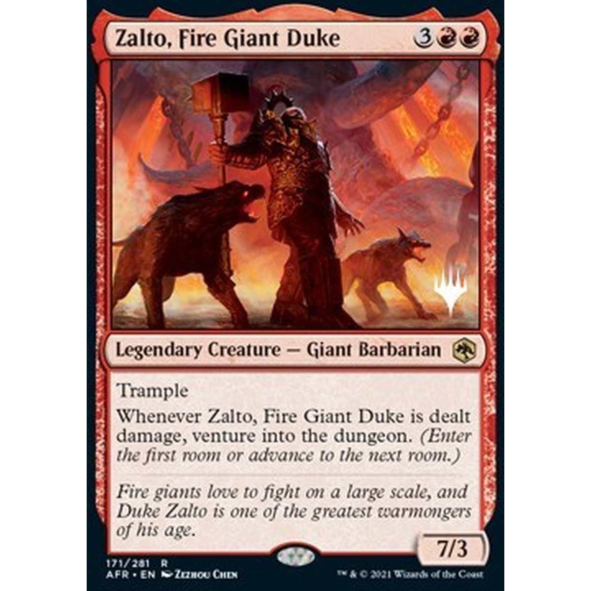 Zalto, Fire Giant Duke (V.2) - Zalto, Duca dei Giganti del Fuoco (V.2) - [PAFR] [NM]