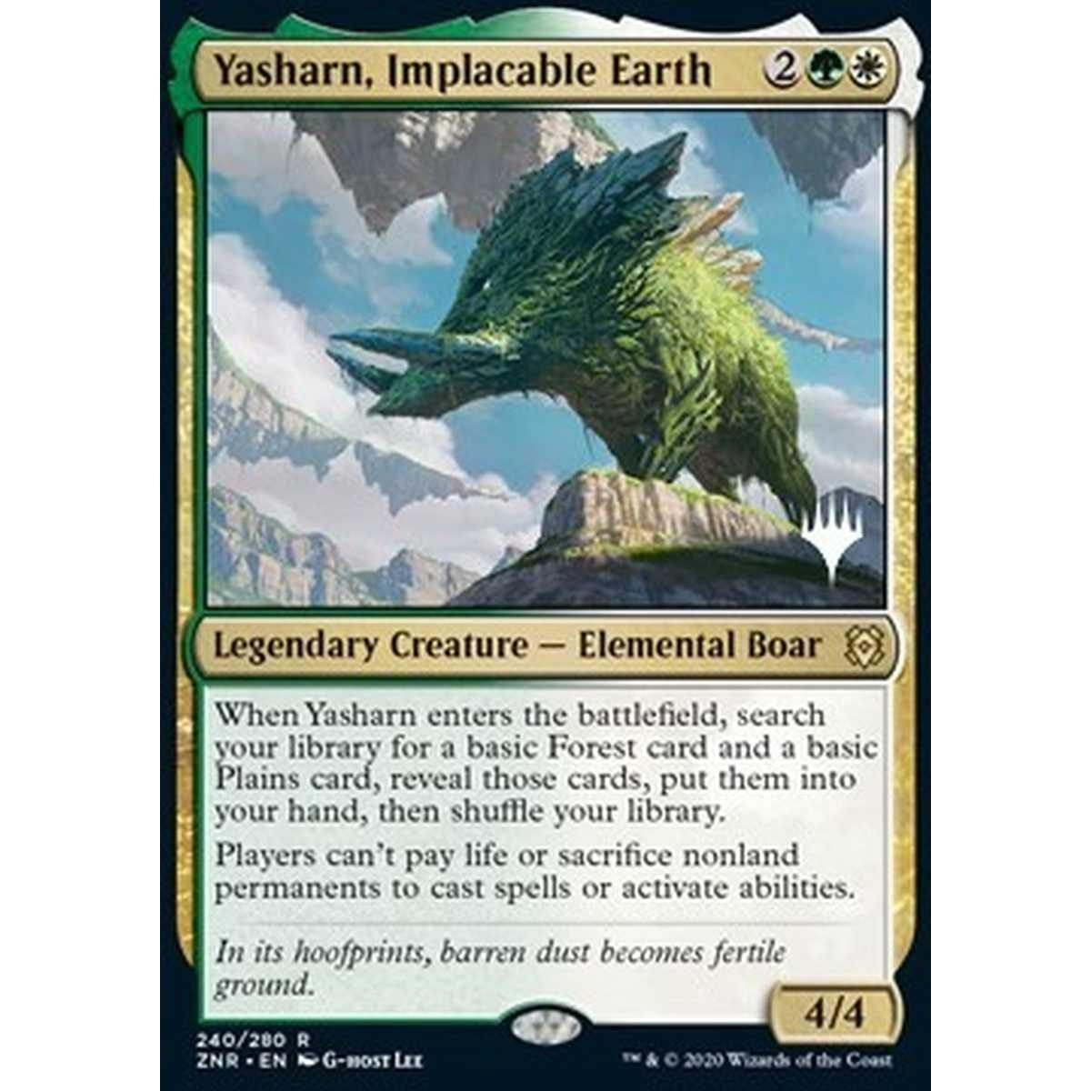 Yasharn, Implacable Earth (V.1) - Yasharn, Suolo Implacabile (V.1) - [PZNR] [NM]