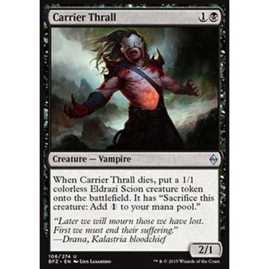 Carrier Thrall - Schiavo Infetto - [BFZ] [NM] [Foil]