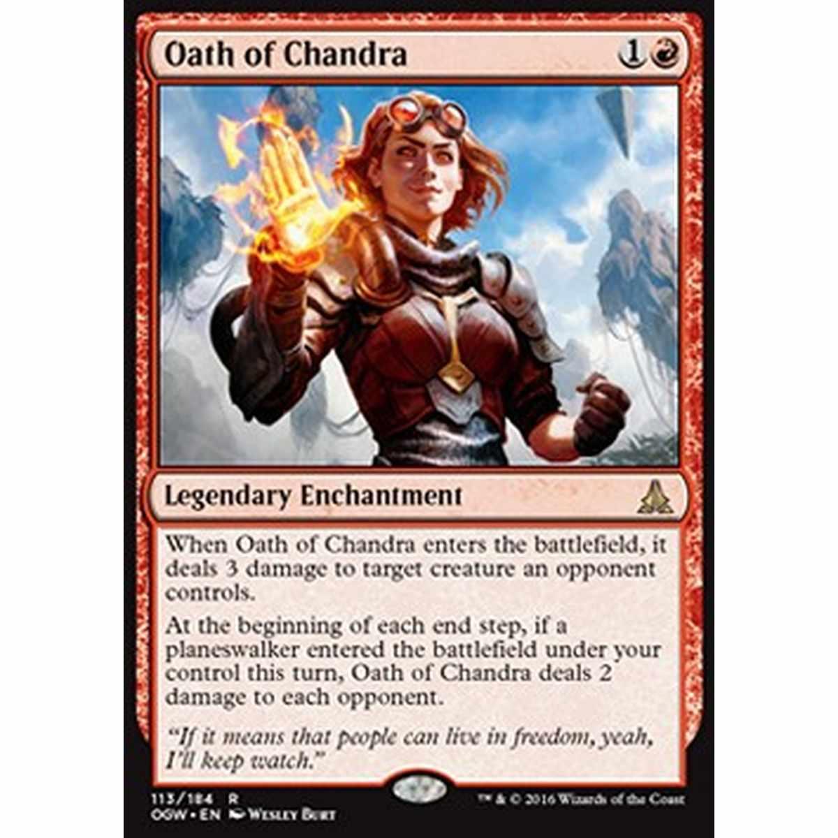 Oath of Chandra - Giuramento di Chandra - [OGW] [NM]