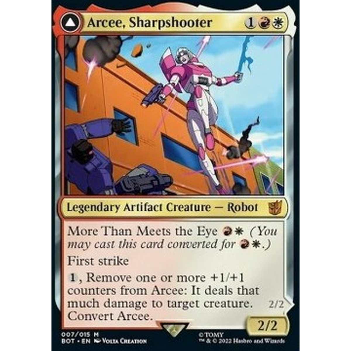 Arcee, Sharpshooter // Arcee, Acrobatic Coupe - Arcee, Sharpshooter // Arcee, Acrobatic Coupe - [BOT] [NM]