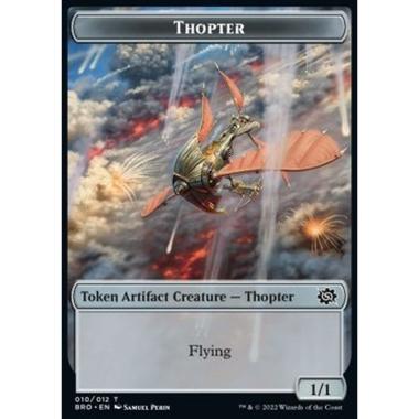 Thopter Token (A 1/1) // Powerstone Token - Thopter Token (A 1/1) // Powerstone Token - [XBRO] [NM] [Foil]