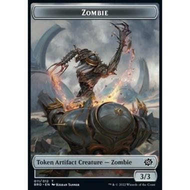 Zombie Token (A 3/3) // Powerstone Token - Zombie Token (A 3/3) // Powerstone Token - [XBRO] [NM] [Foil]