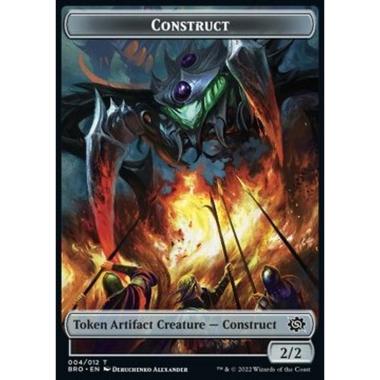 Construct Token (A 2/2) // Powerstone Token - Construct Token (A 2/2) // Powerstone Token - [XBRO] [NM] [Foil]