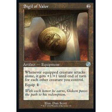 Sigil of Valor (V.1) - Sigillo del Valore (V.1) - [BRR] [NM] [Foil]