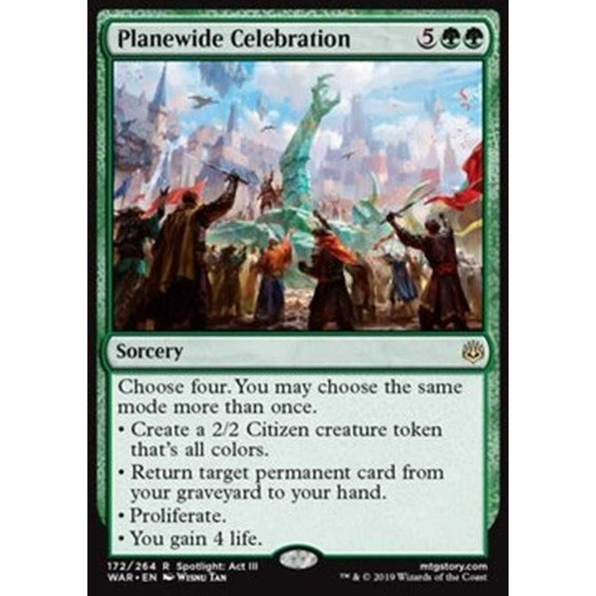 Planewide Celebration - Piano in Festa - [WAR] [NM]