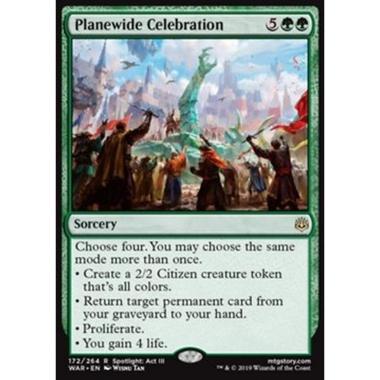 Planewide Celebration - Piano in Festa - [WAR] [NM]