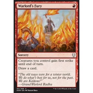 Warlord's Fury - Warlord's Fury - [DOM] [NM] [Foil]