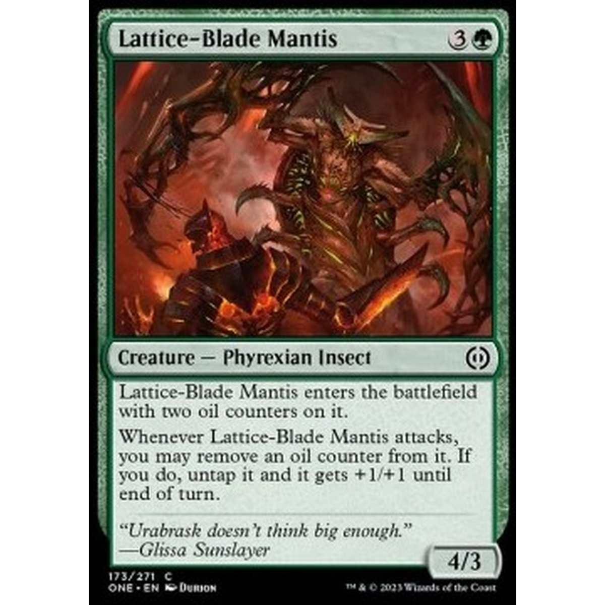 Lattice-Blade Mantis - Lattice-Blade Mantis - [ONE] [NM]