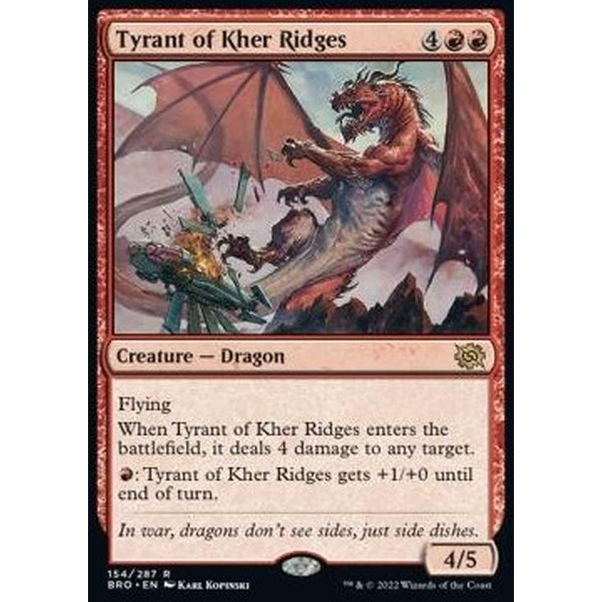 Tyrant of Kher Ridges - Tyrant of Kher Ridges - [BRO] [NM]