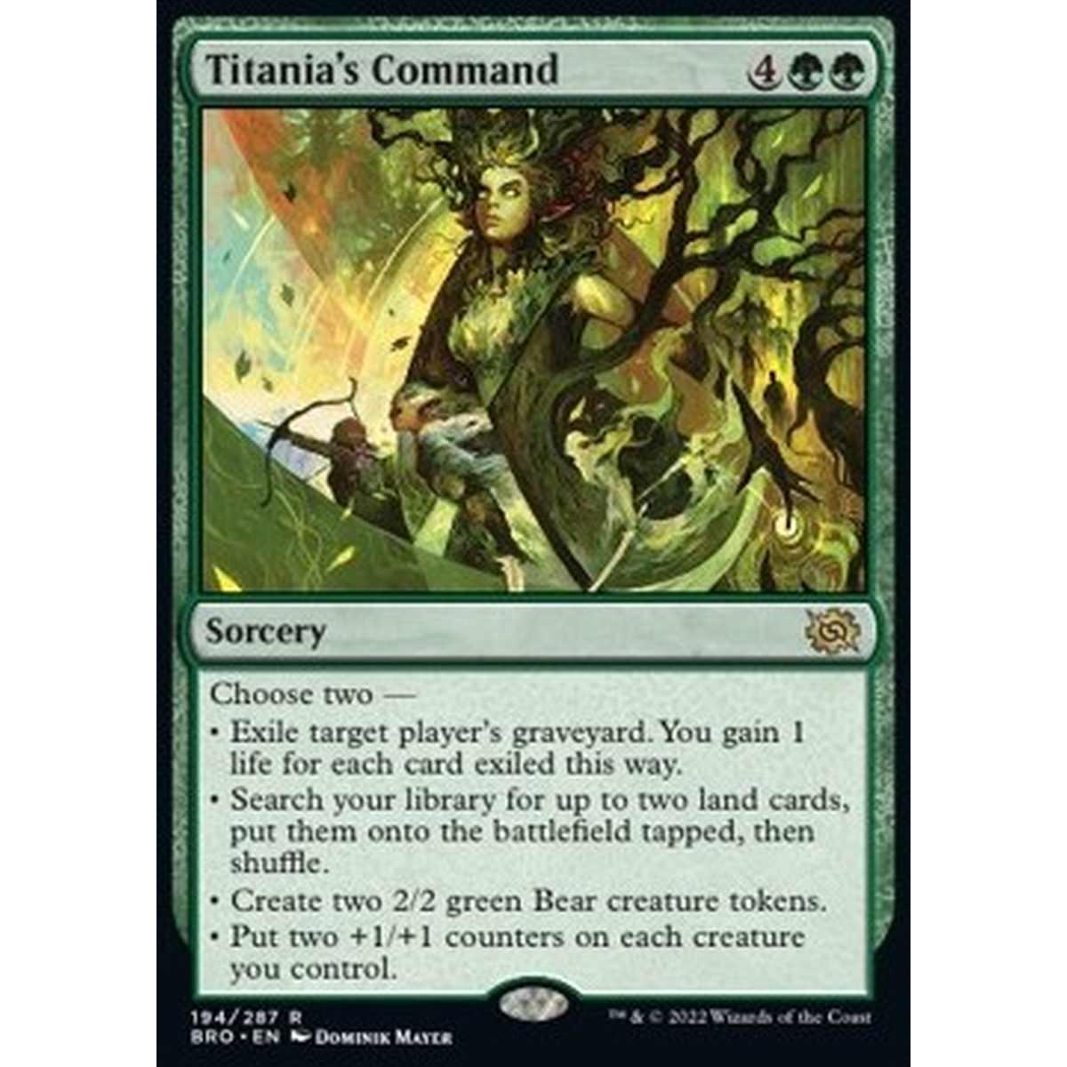 Titania's Command - Comando di Titania - [BRO] [NM]