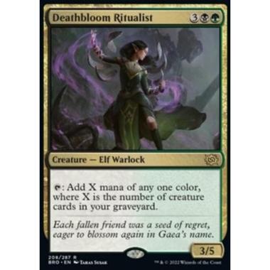 Deathbloom Ritualist - Deathbloom Ritualist - [BRO] [NM]