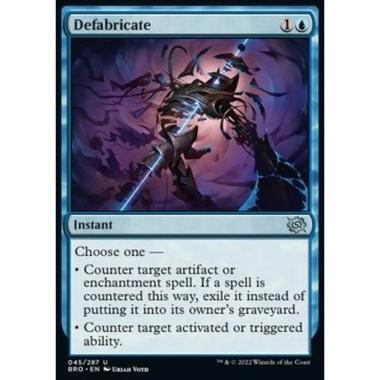 Defabricate - Decostruire - [BRO] [NM]
