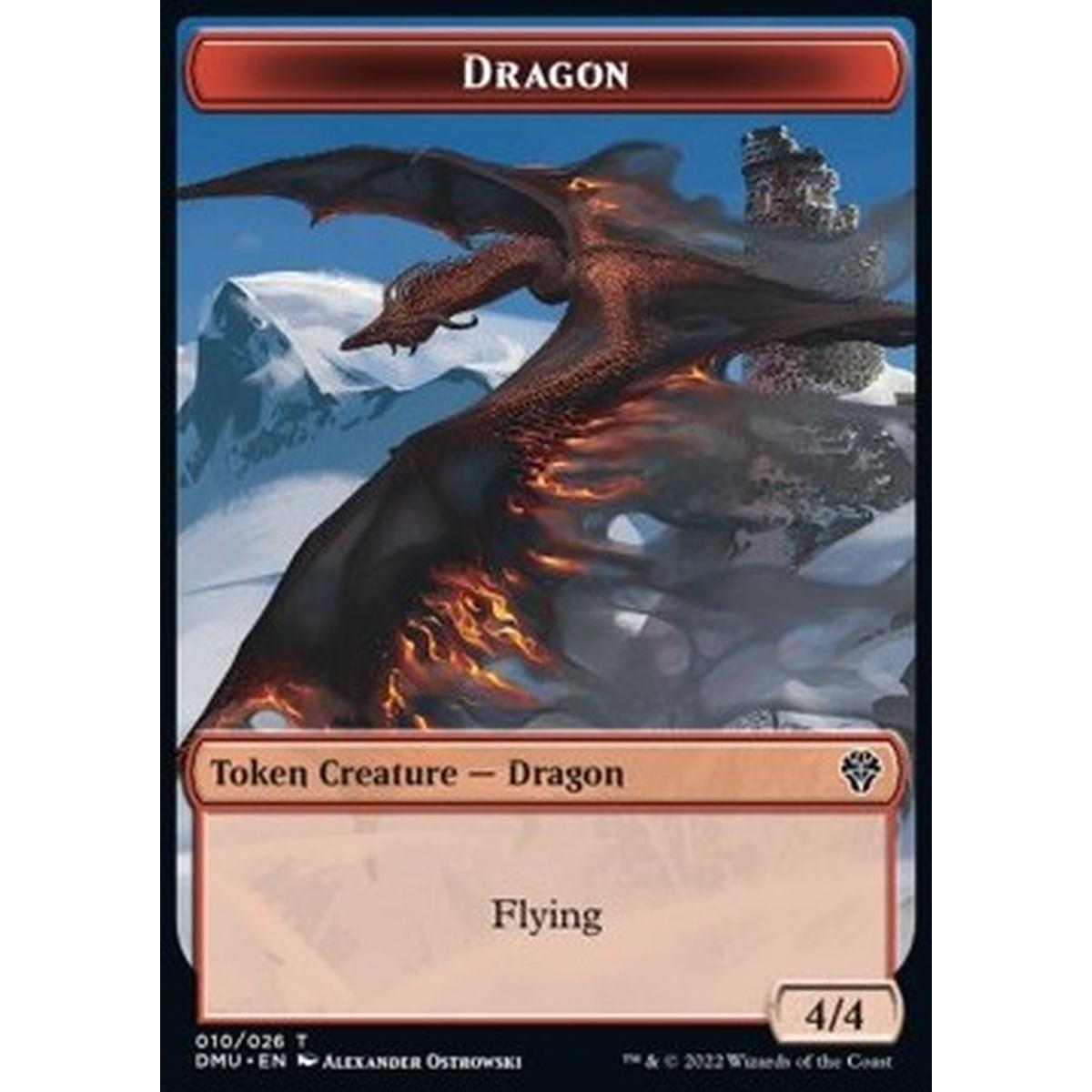 Dragon Token (R 4/4) // Soldier Token (W 1/1) - Dragon Token (R 4/4) // Soldier Token (W 1/1) - [XDMU] [NM] [Foil]