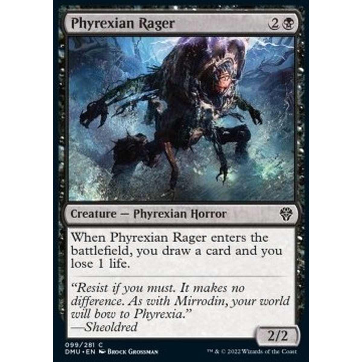 Phyrexian Rager - Phyrexian Rager - [DMU] [NM] [Foil]