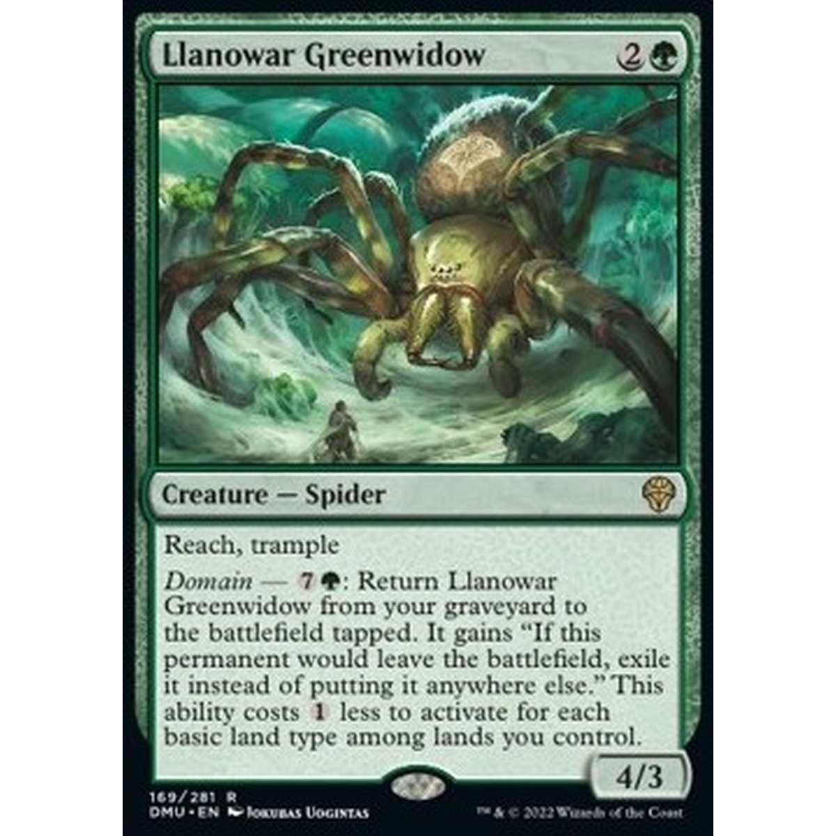 Llanowar Greenwidow - Llanowar Greenwidow - [DMU] [NM]