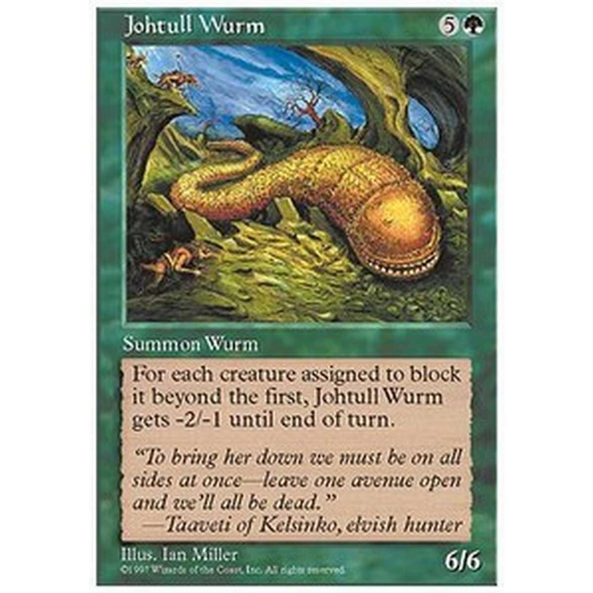 Johtull Wurm - Wurm di Johtull - [5ED] [EX]
