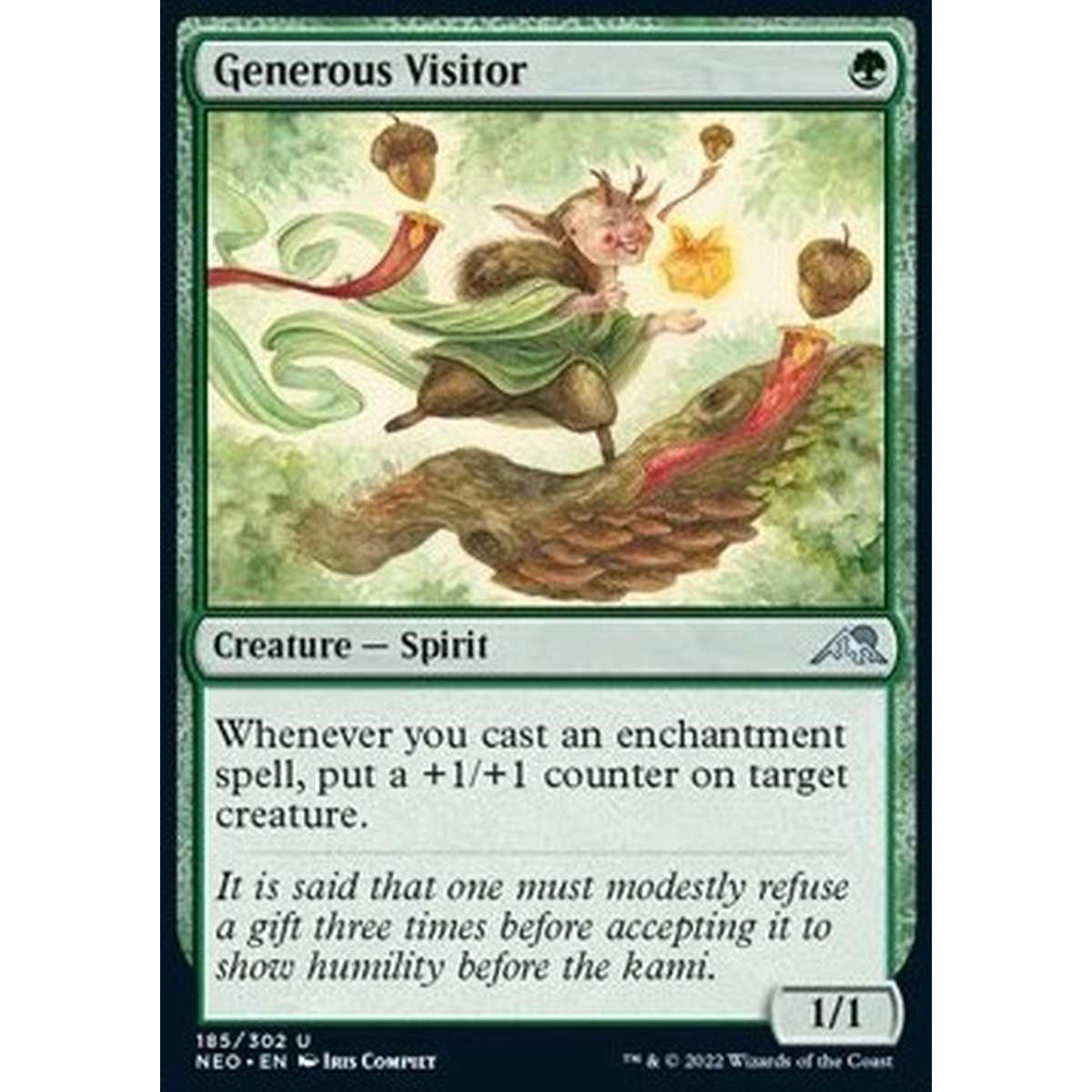 Generous Visitor - Generous Visitor - [NEO] [NM] [Foil]
