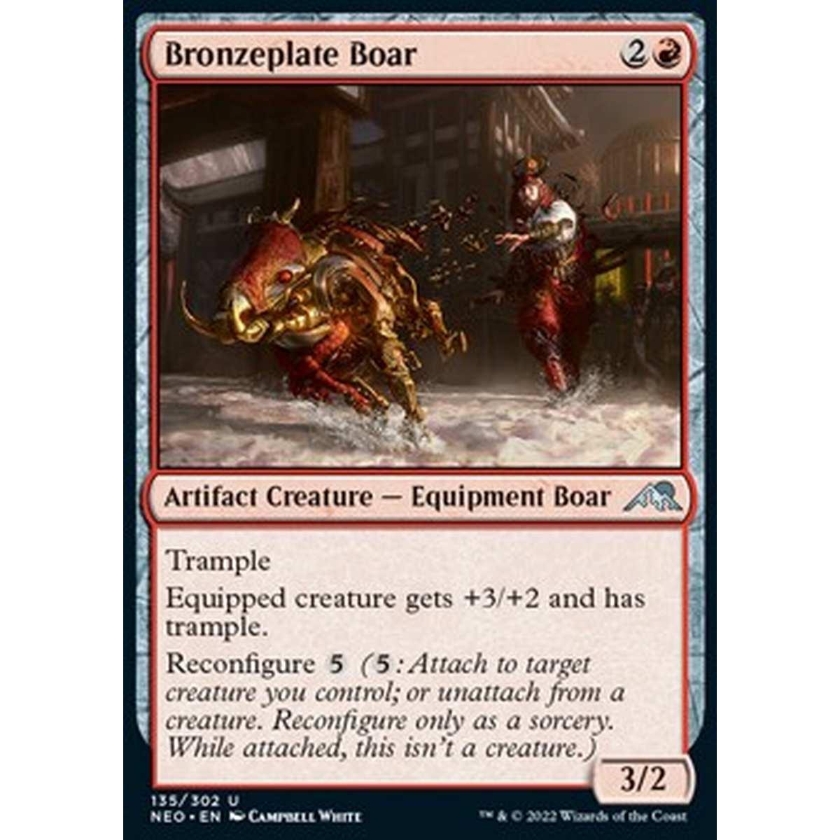Bronzeplate Boar - Bronzeplate Boar - [NEO] [NM] [Foil]
