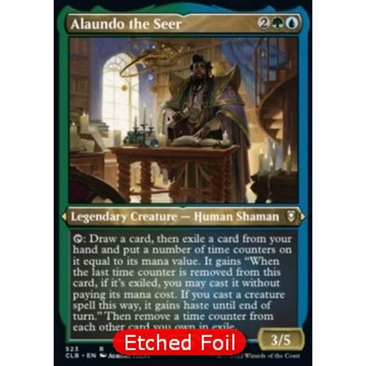 Alaundo the Seer (V.1) - Alaundo il Veggente (V.1) - [XCLB] [NM] [Foil]