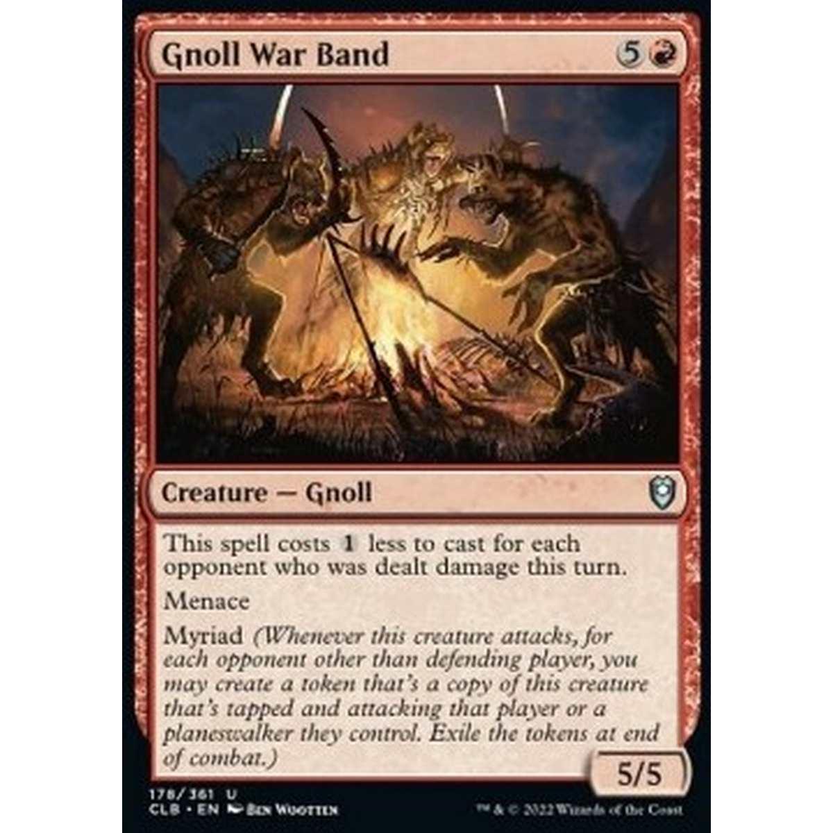 Gnoll War Band - Gnoll War Band - [CLB] [NM] [Foil]