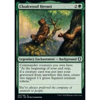 Cloakwood Hermit - Cloakwood Hermit - [CLB] [NM] [Foil]