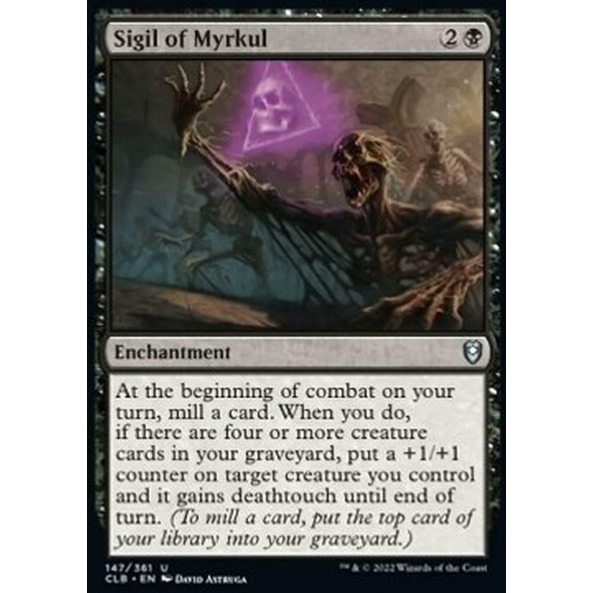 Sigil of Myrkul - Sigillo di Myrkul - [CLB] [NM] [Foil]