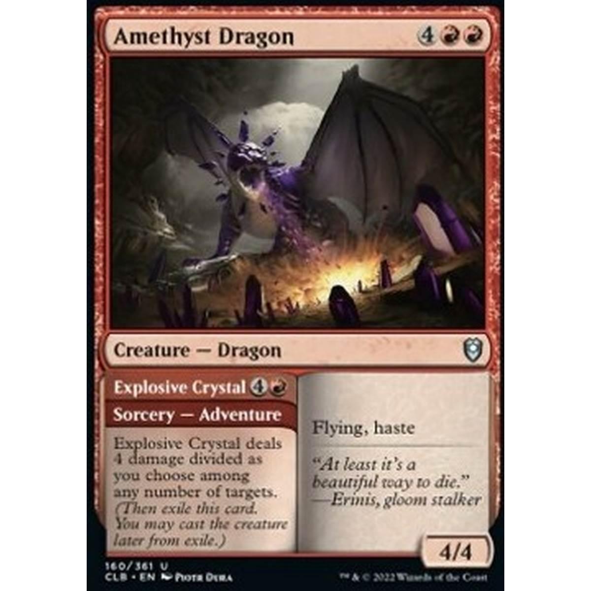 Amethyst Dragon // Explosive Crystal - Drago di Ametista // Cristallo Esplosivo - [CLB] [NM] [Foil]