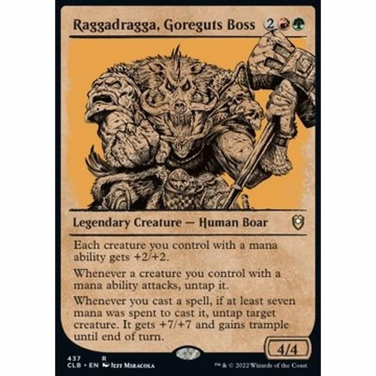 Raggadragga, Goreguts Boss (V.2) - Raggadragga, Goreguts Boss (V.2) - [XCLB] [NM]