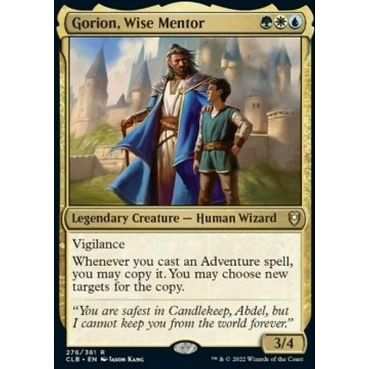 Gorion, Wise Mentor - Gorion, Wise Mentor - [CLB] [NM]