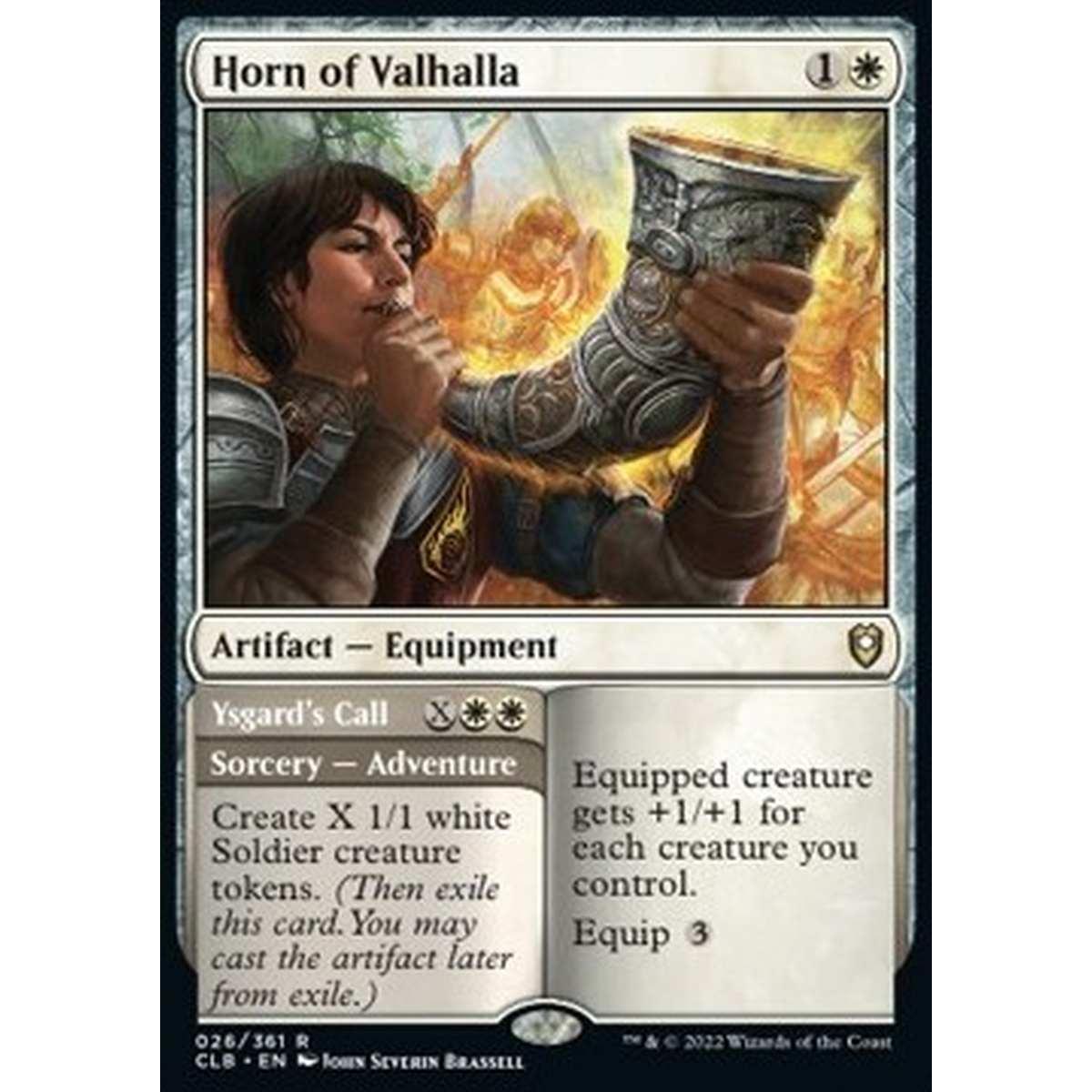 Horn of Valhalla // Ysgard's Call - Horn of Valhalla // Ysgard's Call - [CLB] [NM]