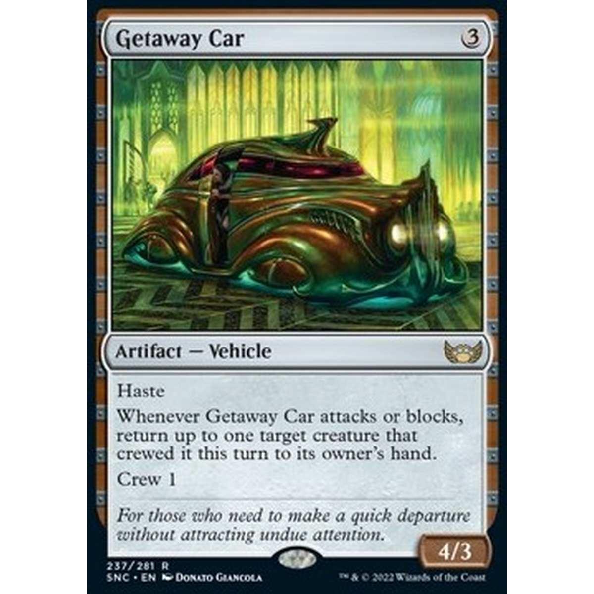 Getaway Car - Bolide da Fuga - [SNC] [NM]