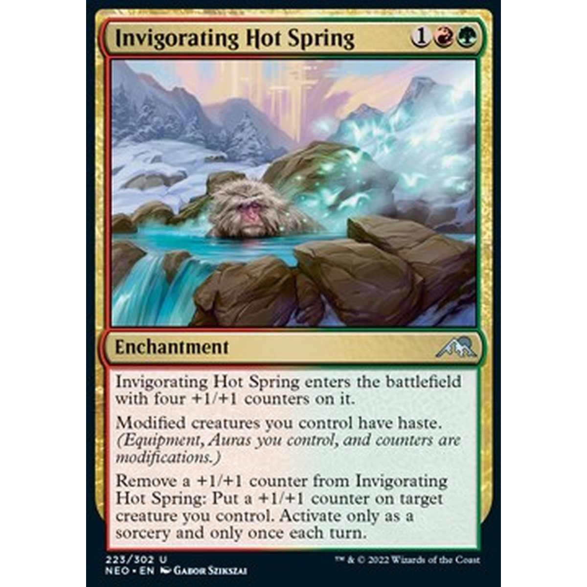 Invigorating Hot Spring - Invigorating Hot Spring - [NEO] [NM] [Foil]