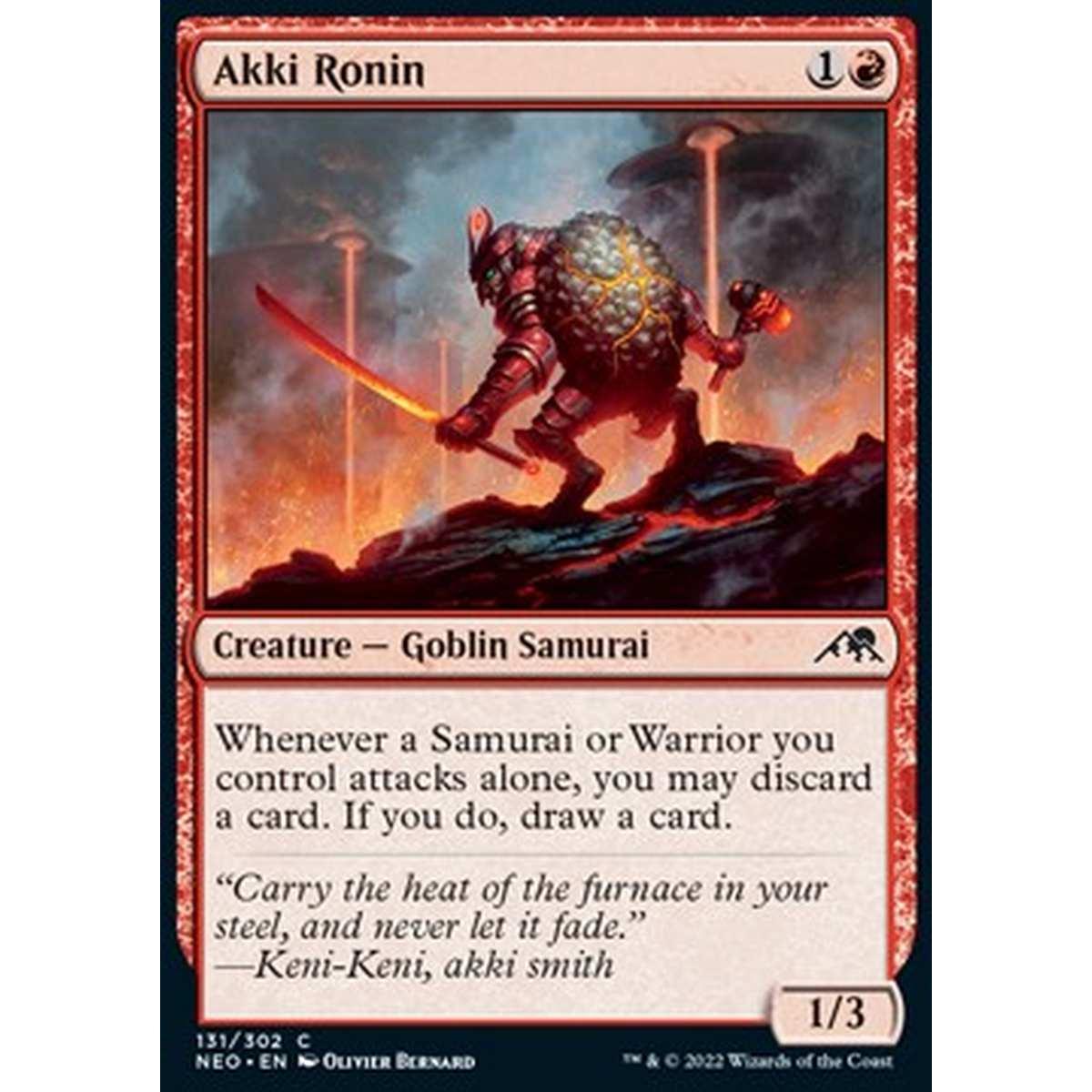 Akki Ronin - æªå¿Œã®æµªäºº - [NEO] [NM] [Foil]