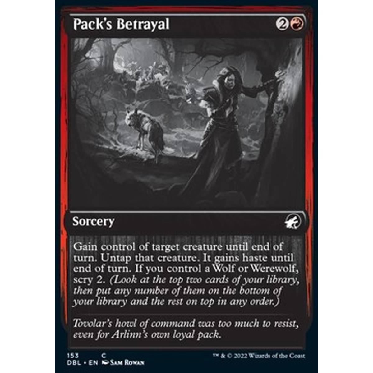 Pack's Betrayal - Pack's Betrayal - [DBL] [NM] [Foil]