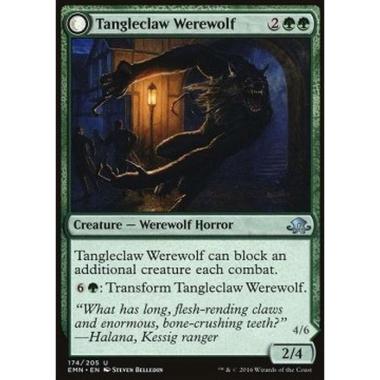 Tangleclaw Werewolf / Fibrous Entangler - Mannara Grovartiglio / Intrappolatrice Fibrosa - [EMN] [NM] [Foil]