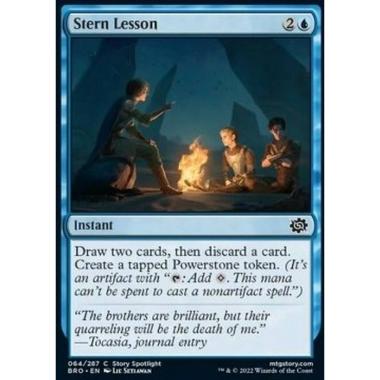Stern Lesson - Lezione Severa - [BRO] [NM]