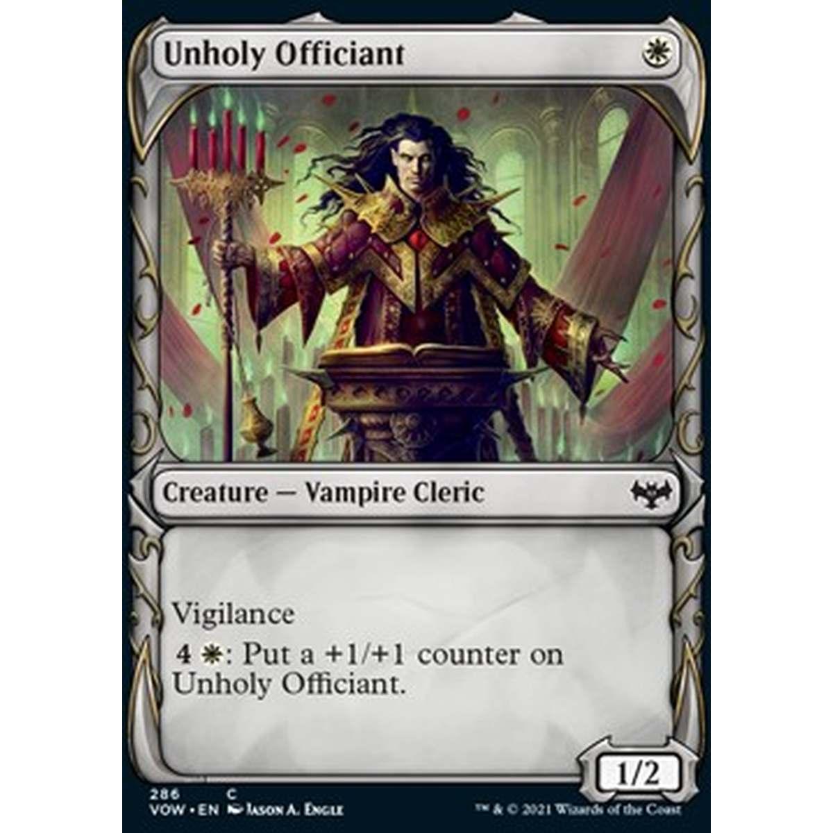 Unholy Officiant - Officiante Sacrilego - [XVOW] [NM] [Foil]