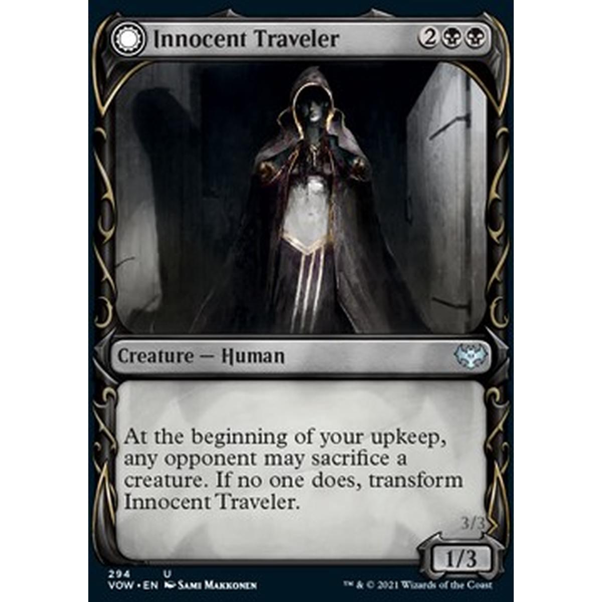 Innocent Traveler // Malicious Invader (V.1) - Viaggiatrice Innocente // Intrusa Malefica (V.1) - [XVOW] [NM] [Foil]