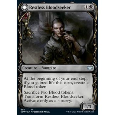 Restless Bloodseeker // Bloodsoaked Reveler - Cercasangue Inquieto // Dissoluto Inondato di Sangue - [XVOW] [NM] [Foil]