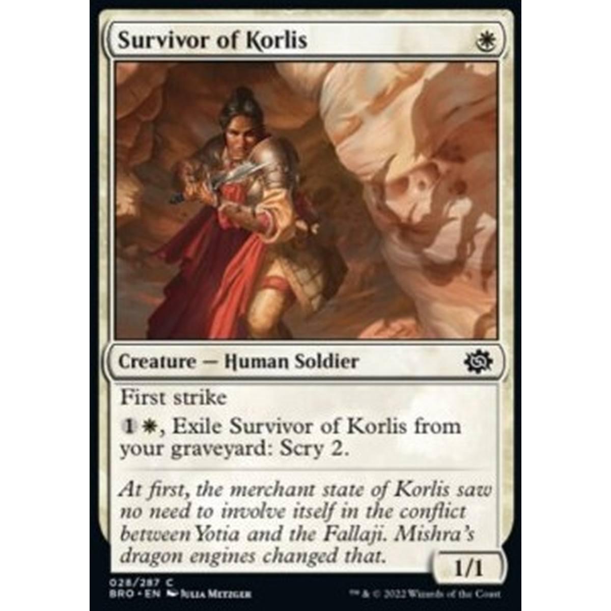 Survivor of Korlis - Sopravvissuta di Korlis - [BRO] [NM]