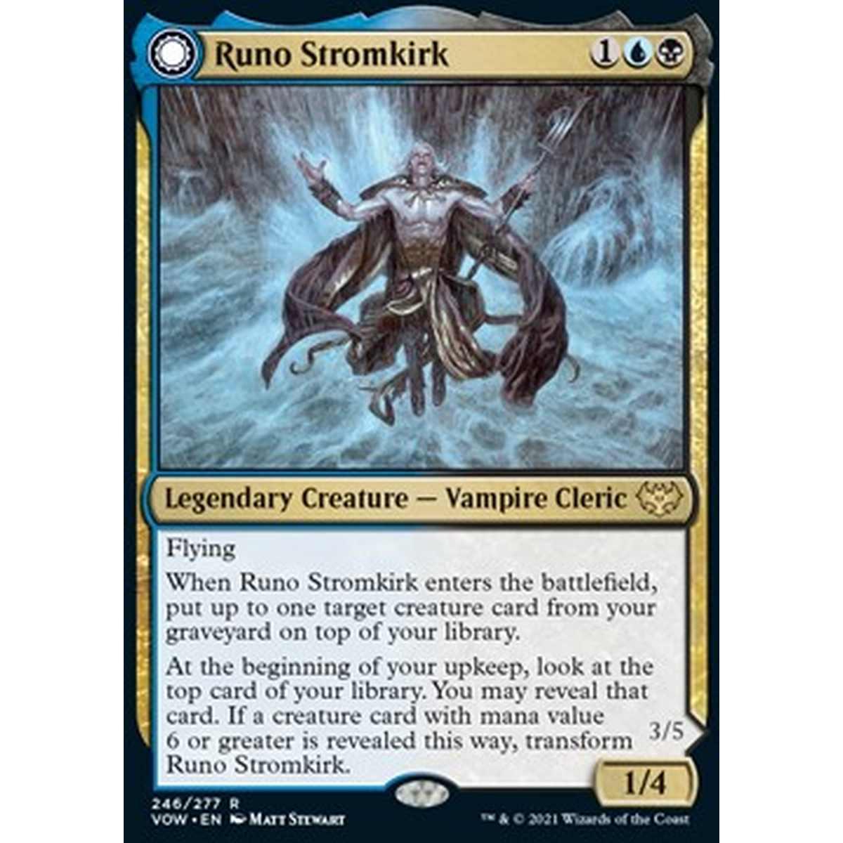 Runo Stromkirk // Krothuss, Lord of the Deep - Runo Stromkirk // Krothuss, Signore degli Abissi - [VOW] [NM]