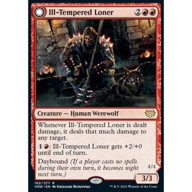 Ill-Tempered Loner // Howlpack Avenger - Solitario Scorbutico // Vendicatore dell'Ulubranco - [VOW] [NM]
