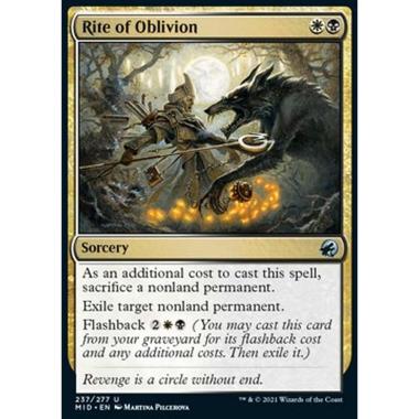 Rite of Oblivion - Rito dell'Oblio - [MID] [NM] [Foil]