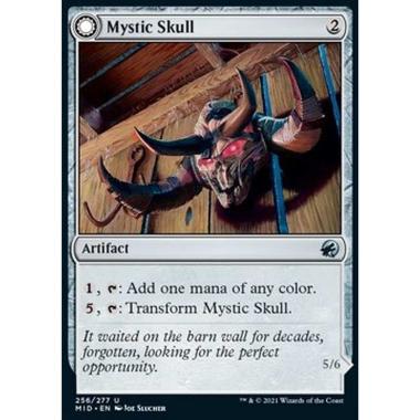Mystic Skull // Mystic Monstrosity - Teschio Mistico // MonstruositÃ Mistica - [MID] [NM] [Foil]